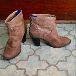 Size 5.5 faux leather booties